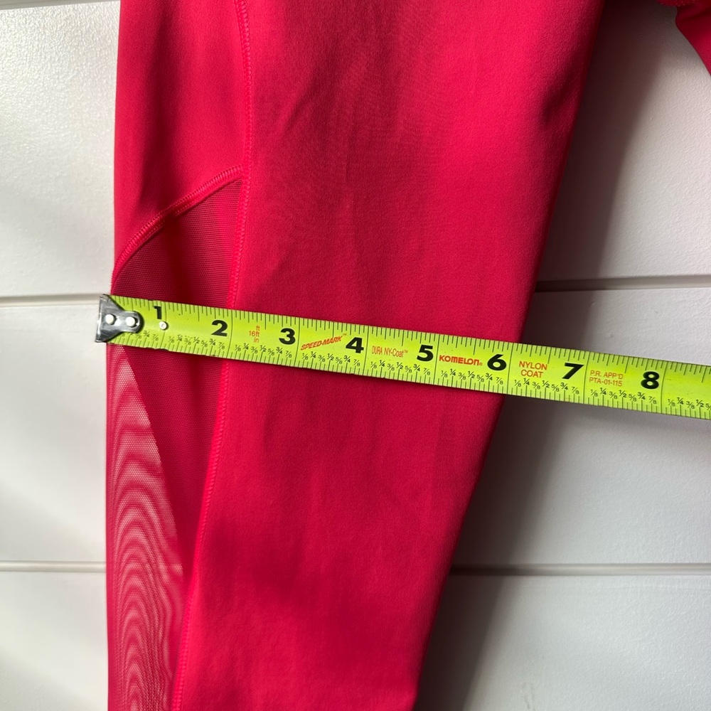 Lululemon Women's Sun Runner Crop Fuchsia Pink Leggings Size 4 - Picture 12 of 15